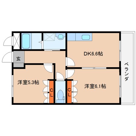 榛原駅 徒歩15分 1階の物件間取画像